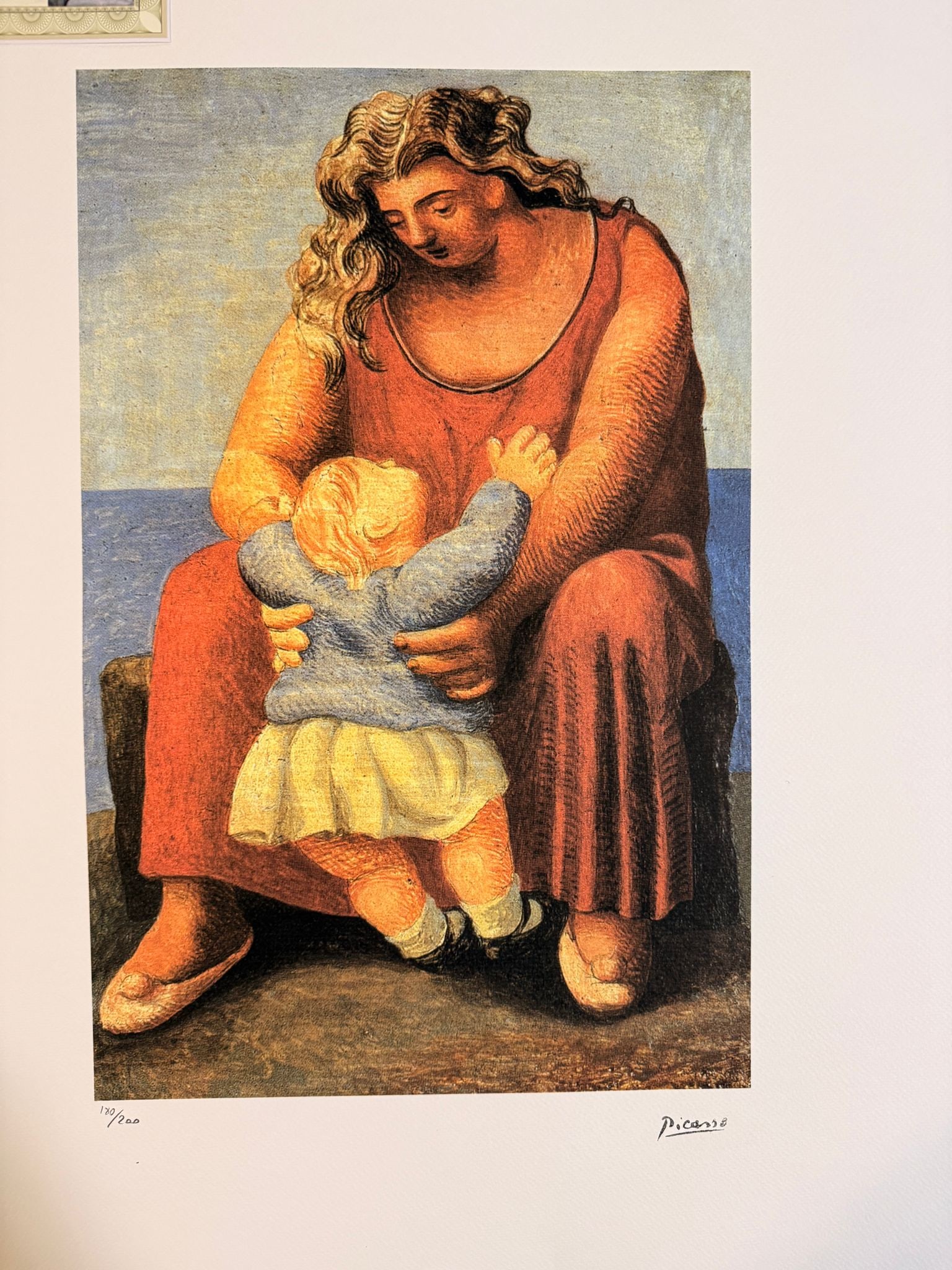 Picasso "Mother and Child" Lithograph - Signed & Certified - Pop Art (1 of 7)
