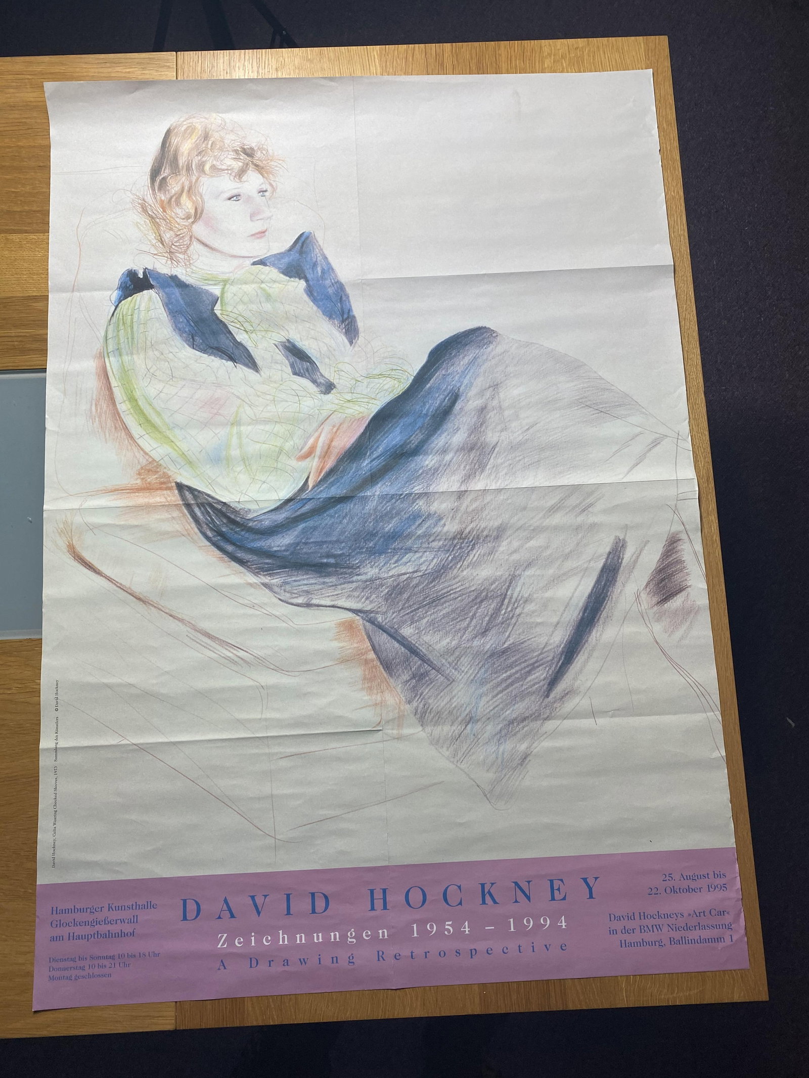 David Hockney, 1981 Poster Drawings of Celia (1 of 6)