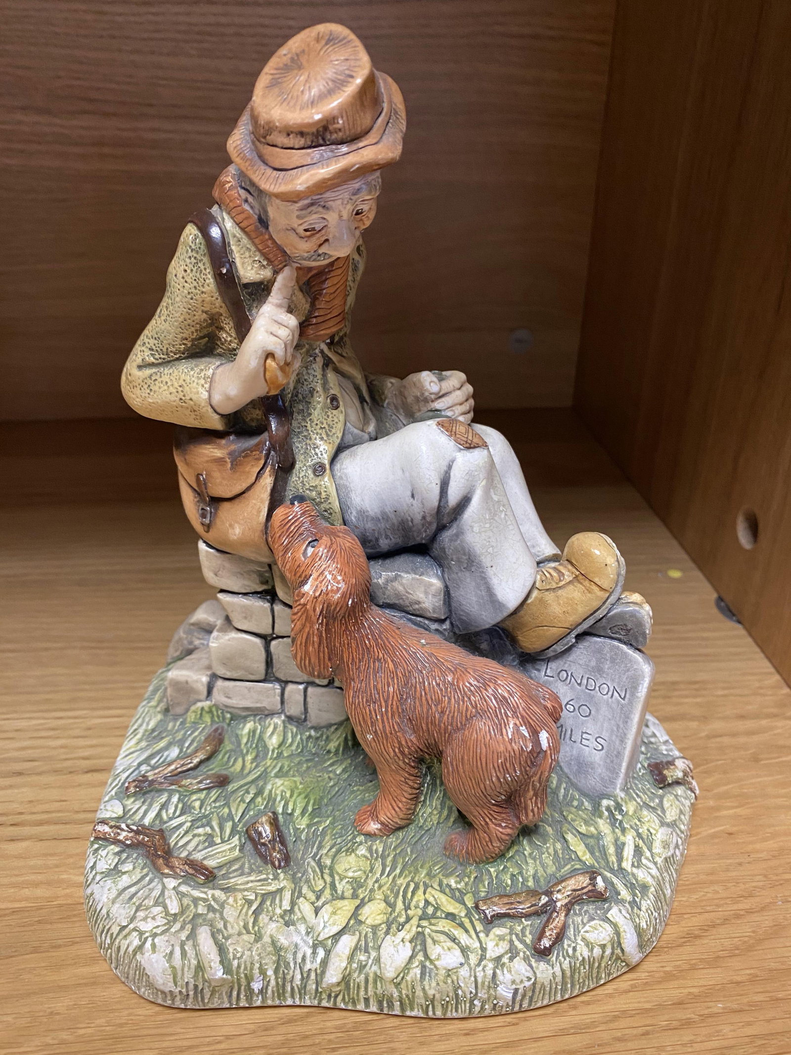 Naughty Naughty Art Sculpture Man And Dog Signed And Dated 1969 (1 of 7)