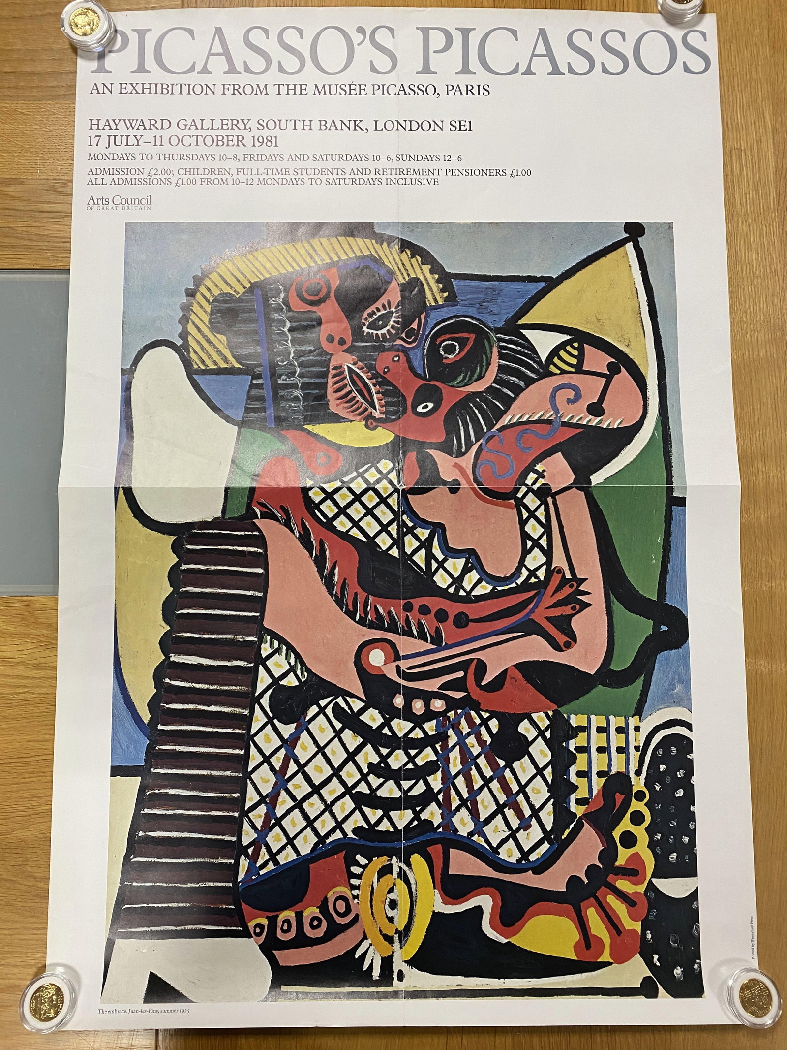 Picasso - Original 1981 Hayward Gallery Poster (1 of 6)