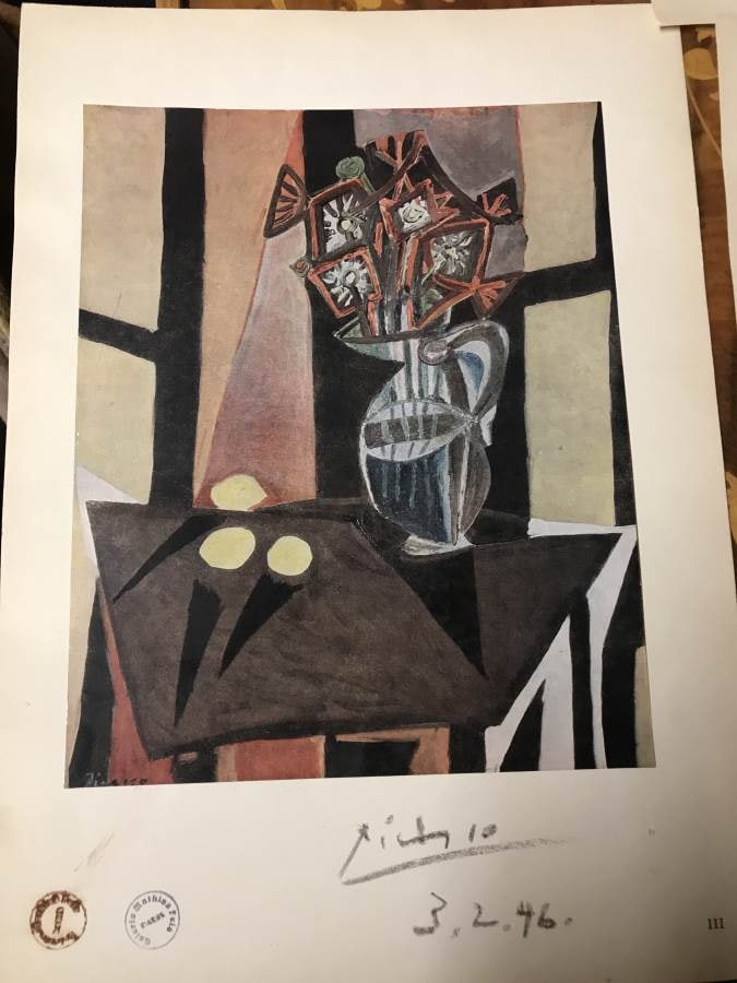 Picasso, Original Print, Hand Signed and Dated - 10