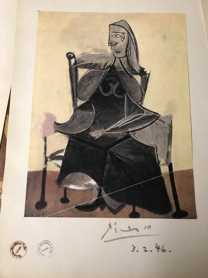 Picasso, Original Print, Hand Signed and Dated - 8