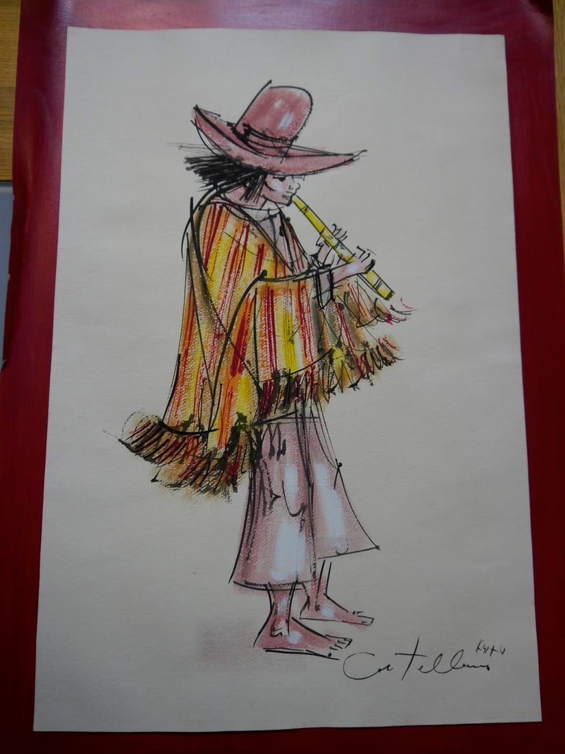 Artist Artwork Signed And Dated - 2