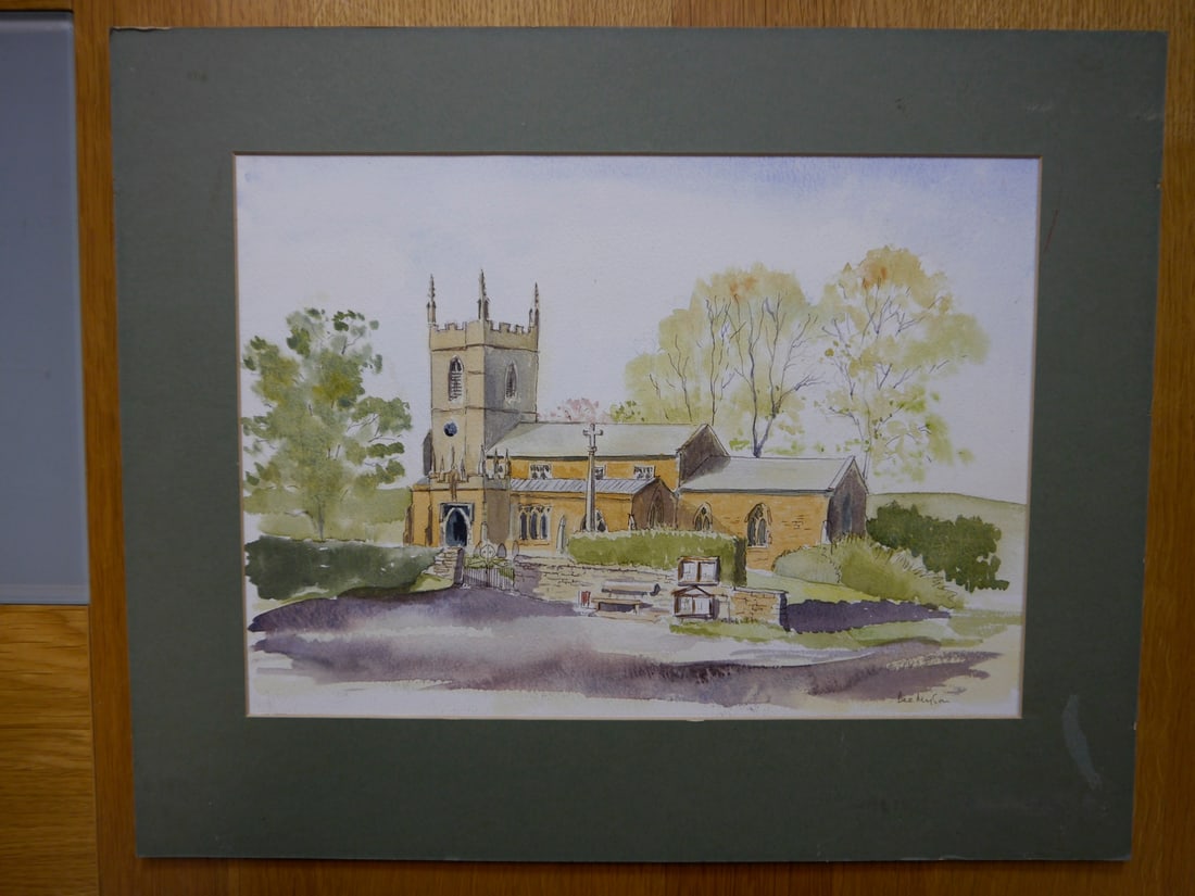Watercolor, Original Art,Signed,: Watercolor, Original Art,Signed,