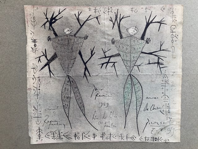 Picasso, Original Artwork, ink Drawing, Signed, (1 of 15)