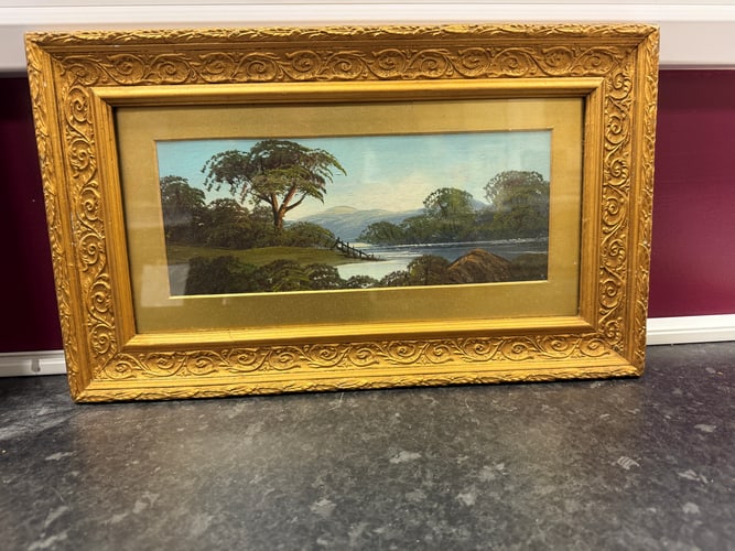 Original Oil Painting, Signed And Dated,: Original Oil Painting, Signed And Dated,