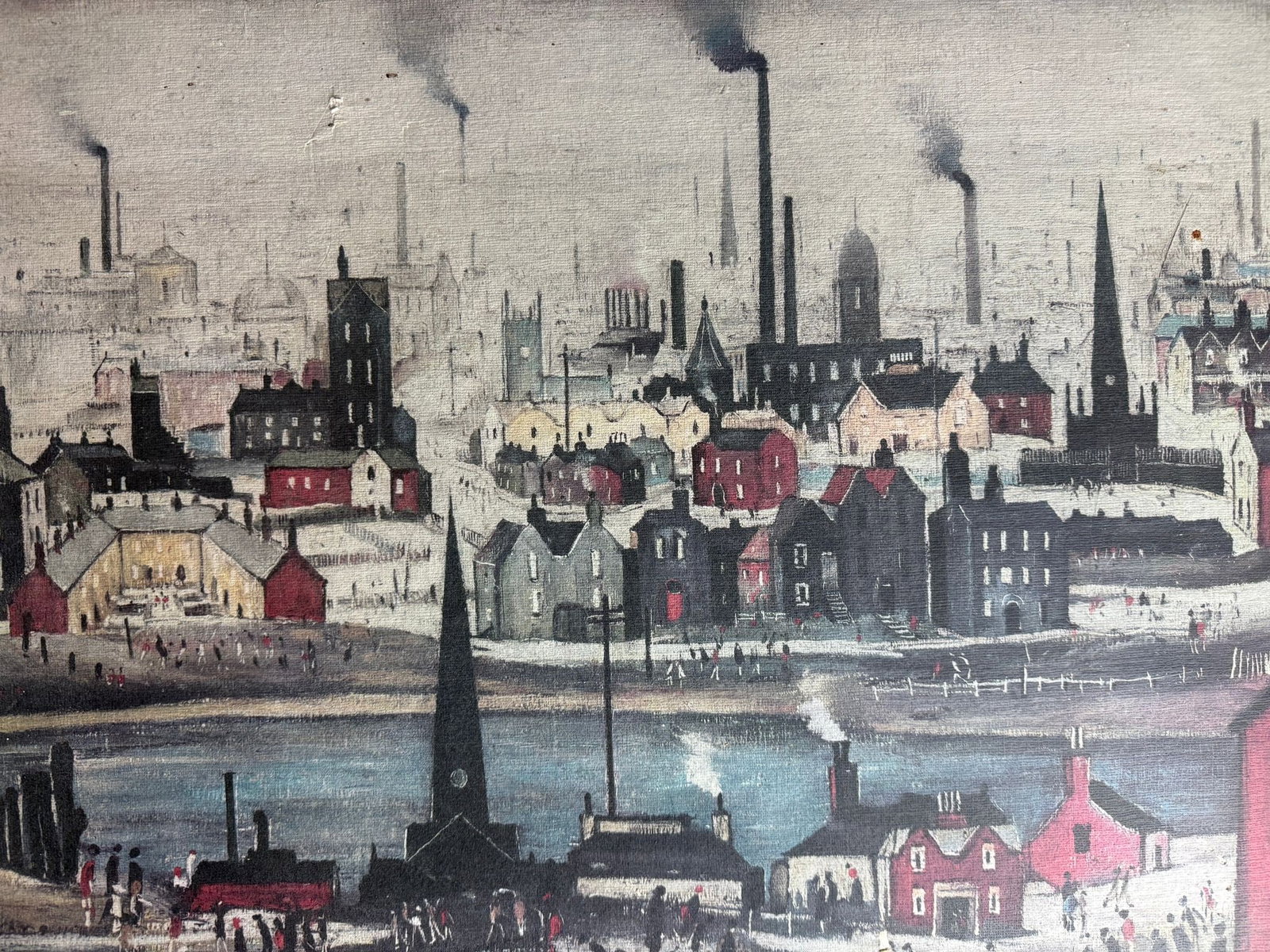 Lowry Print, - 4