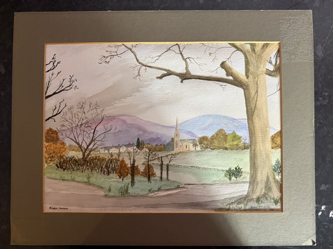 Watercolor Painting, (1 of 4)