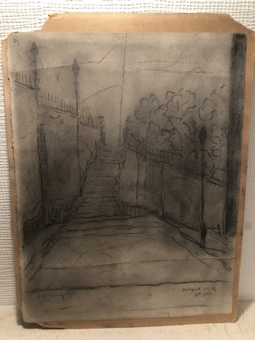Laurence Stephen Lowry, 1959, Original, Drawing, Hand Signed,: Laurence Stephen Lowry, 1952, Lost Art Collections. L.S.Lowry ?Lost Treasure? Part of the history of the artists Lowry As most of you know that full Provenance is impossible to get a f