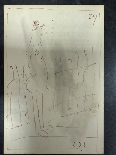 Laurence Stephen Lowry, 1959, Original, Drawing, Hand Signed, Rare,: Laurence Stephen Lowry, 1959, Lost Art Collections. L.S.Lowry ?Lost Treasure? Part of the history of the artists Lowry As most of you know that full Provenance is impossible to get a