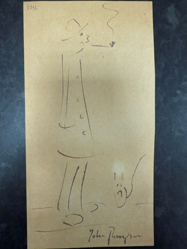 Original, Drawing, Rare, Hand Signed and dated,: Original, Drawing, Rare, Hand Signed and dated,