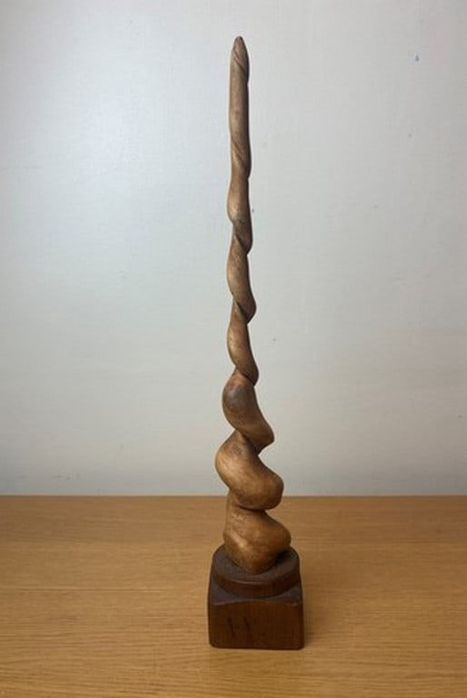Antique English Barley Twist candlestick (1 of 5)