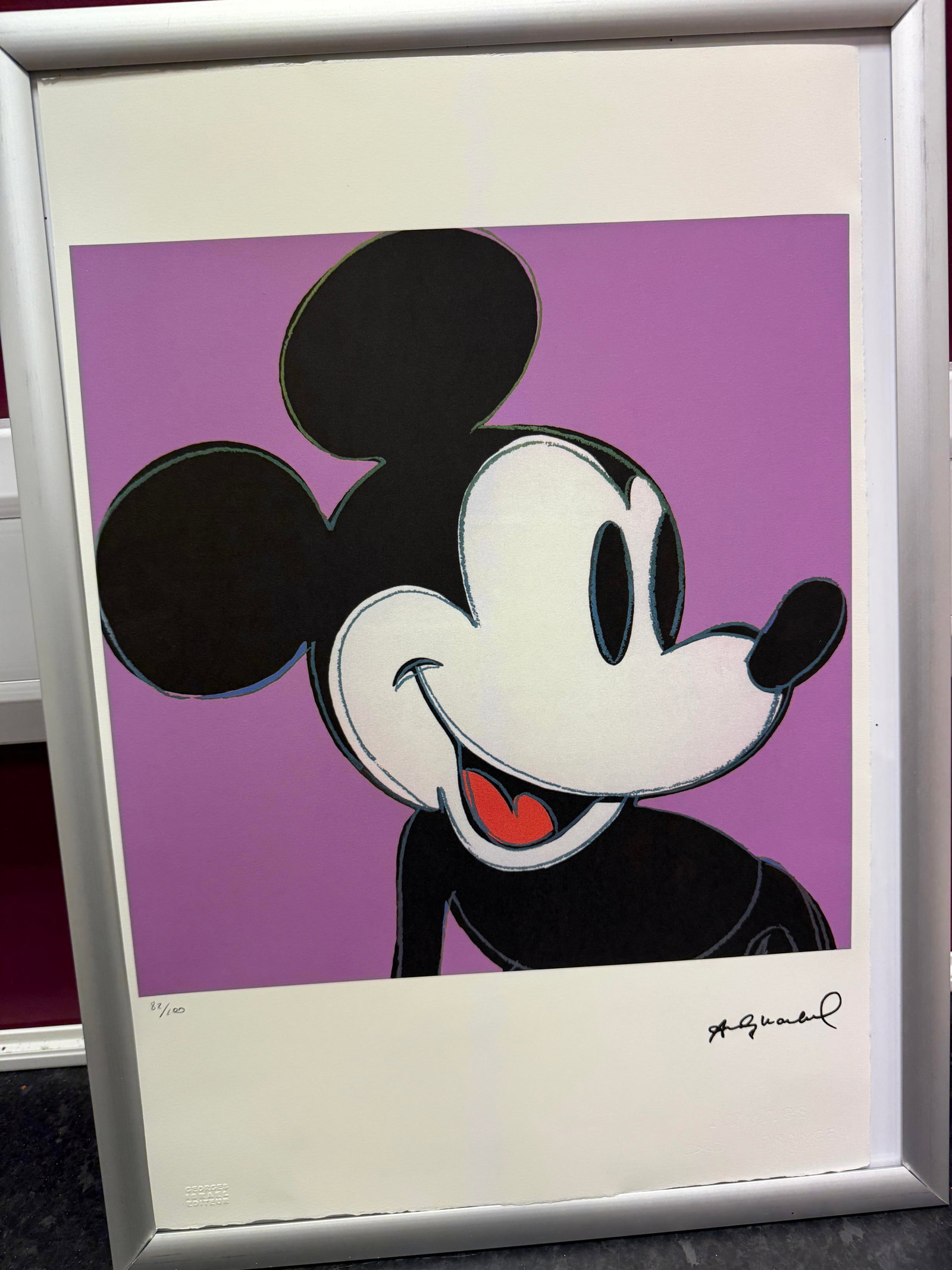 ?ANDY Warhol, Original, Print, Limited addition, Plate signed,? (1 of 4)