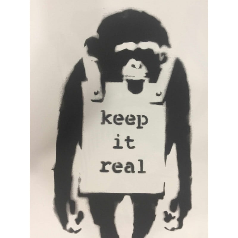 Banksy, In the manner of”, Limited Edition, Signed Print, Seal, Stamp, - 2