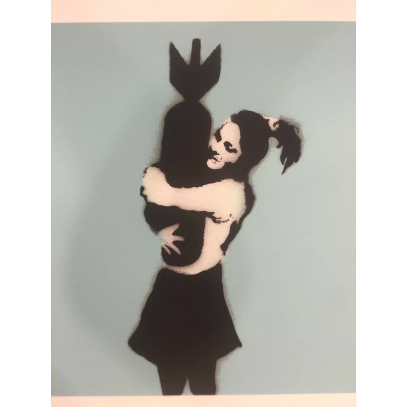Banksy, In the manner of”, Limited Edition, Signed Print, Seal, Stamp, - 2