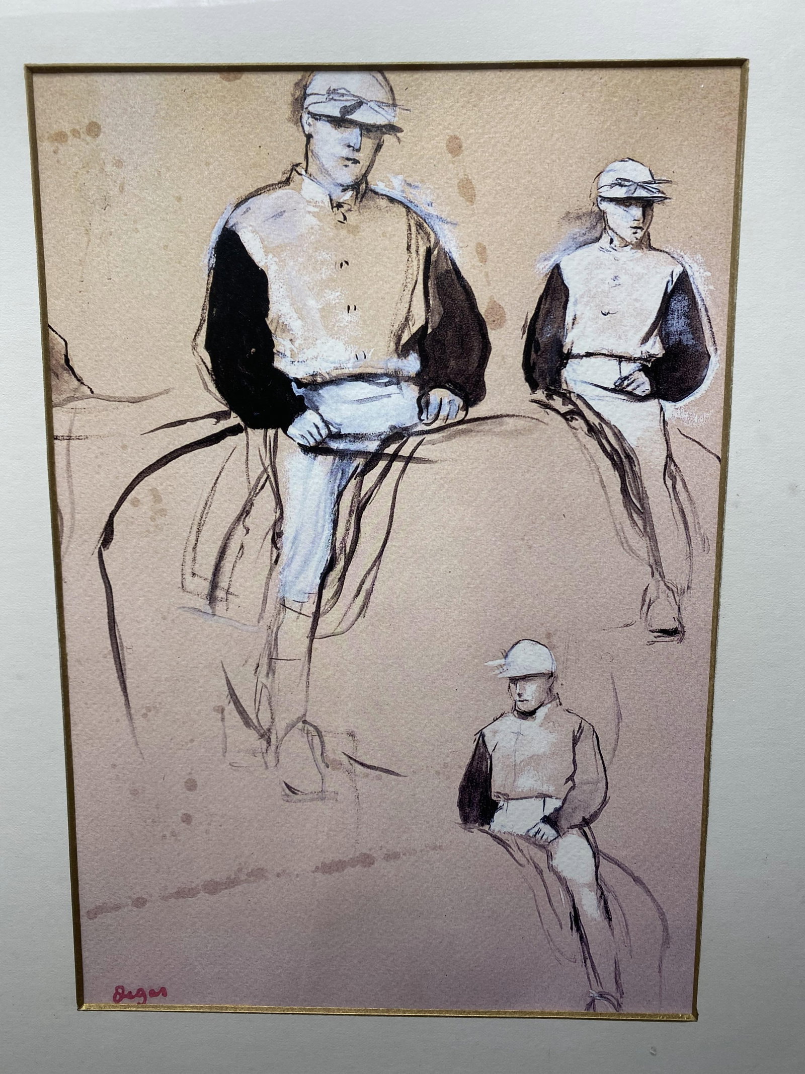 Edgar Degas, Original Poster, Limited Edition Plate Signed - 2
