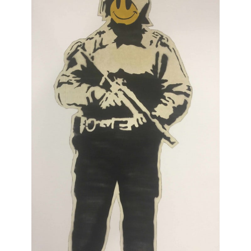 Banksy, "In the manner of the artist Banksy", Limited Edition, Signed Print, Seal, Stamp, - 3