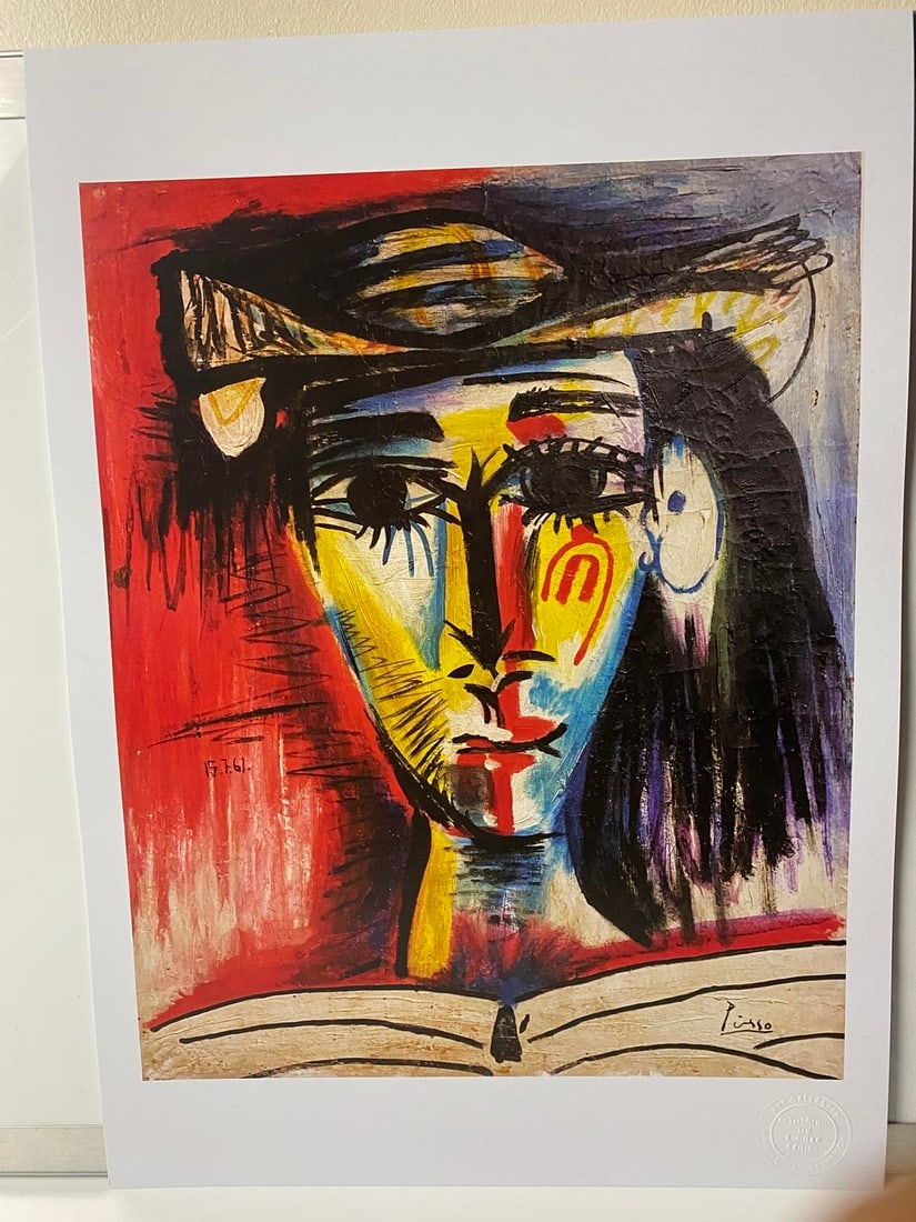 Pablo Picasso, Original Print, Limited Edition, Gallery Seal, Stamped, - 2