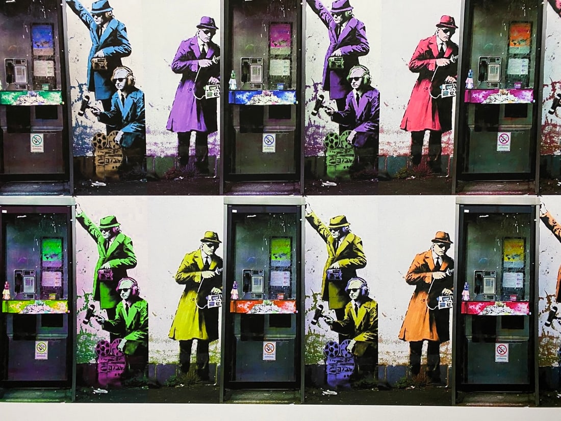 Banksy, In the manner of”, Walled Off Hotel, COA, Original, Limited Edition. Signed. Numbered - 4