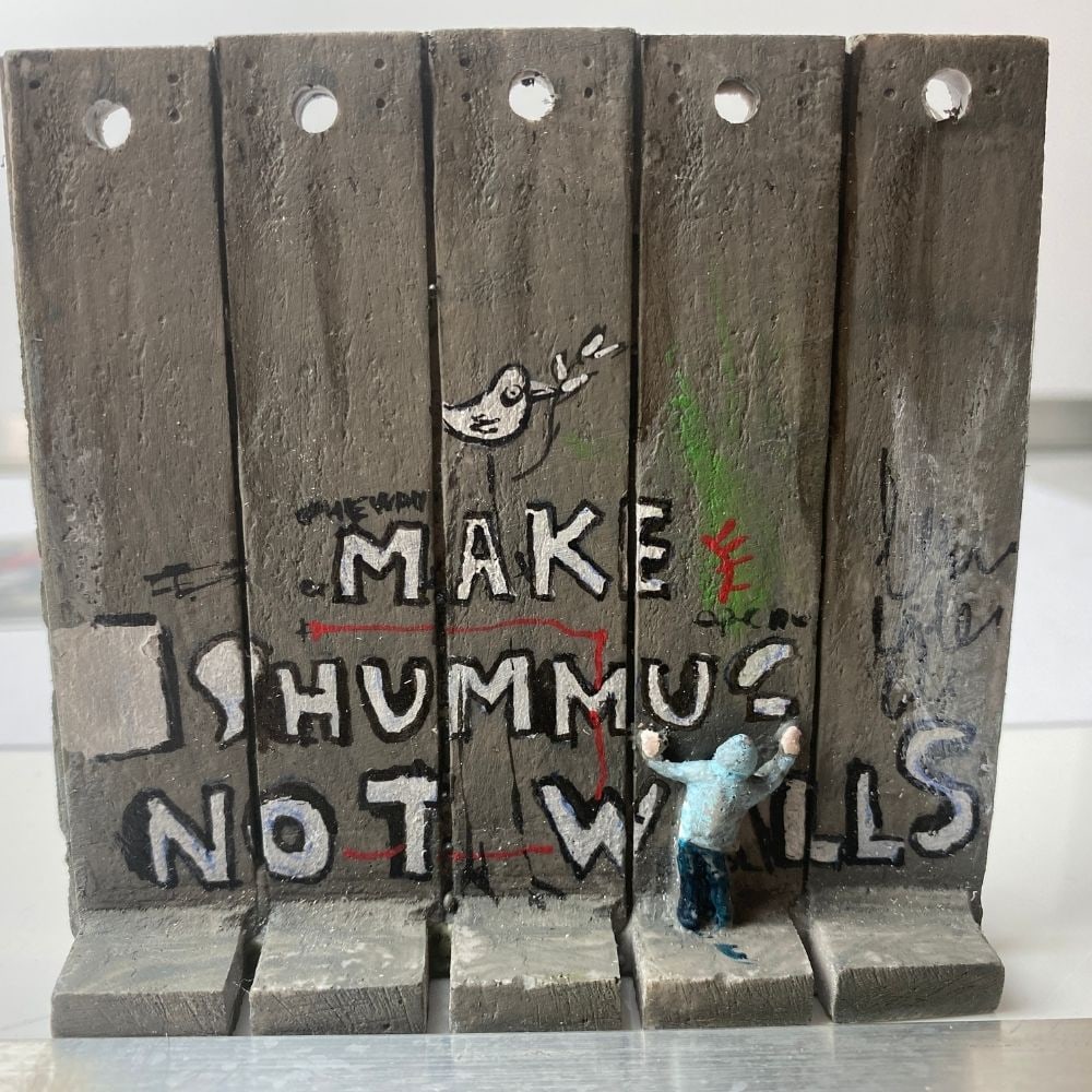 The Walled Off Hotel- Banksy, Wall Section, Original, Limited Edition, - 4