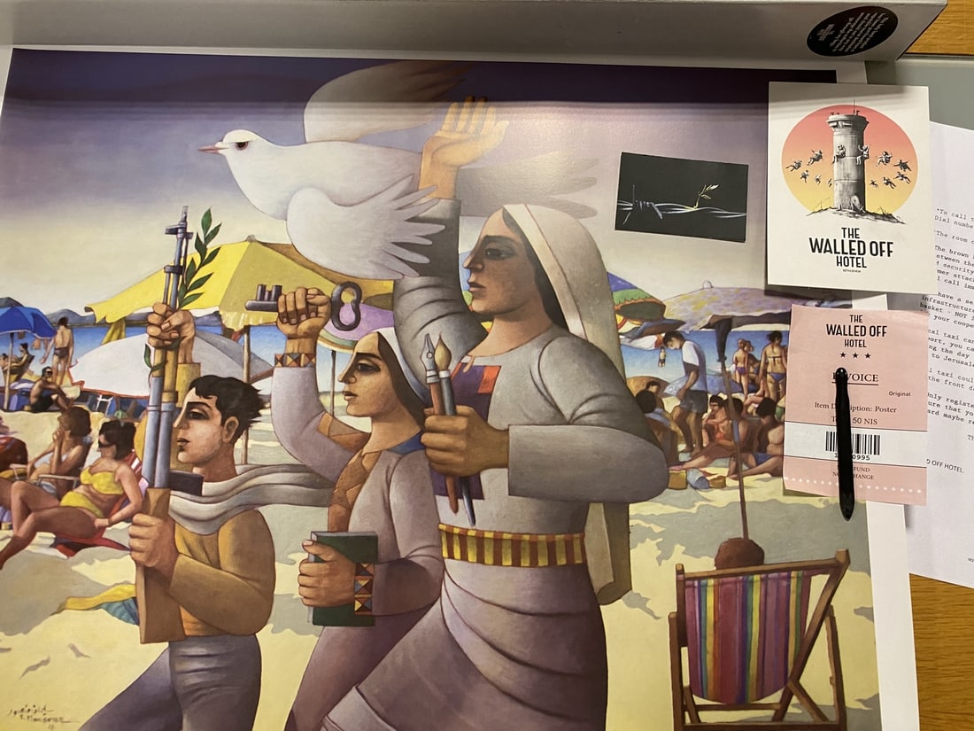 Banksy, The Walled Off Hotel, Original Poster, - 4