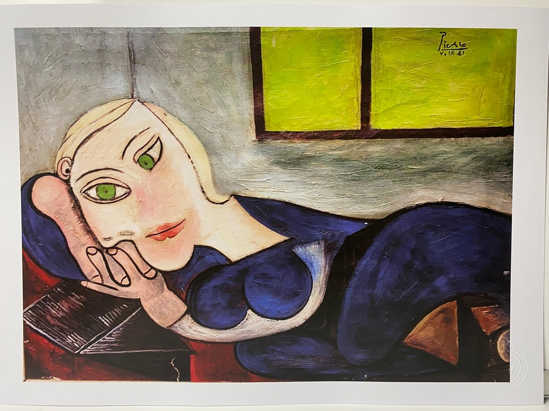 Pablo Picasso, Original Print, Limited Edition, Gallery Seal, Stamped, - 4