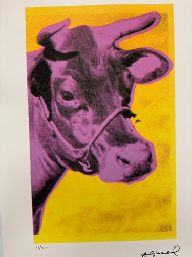 Andy Warhol, Original, Print, Limited addition, Plate signed, Seal, Stamped, - 2