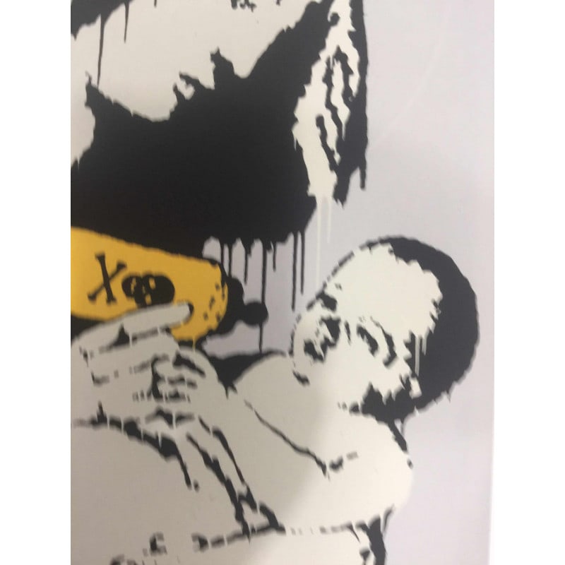 Banksy, In the manner of”, Limited Edition, Signed Print, Seal, Stamp, - 6