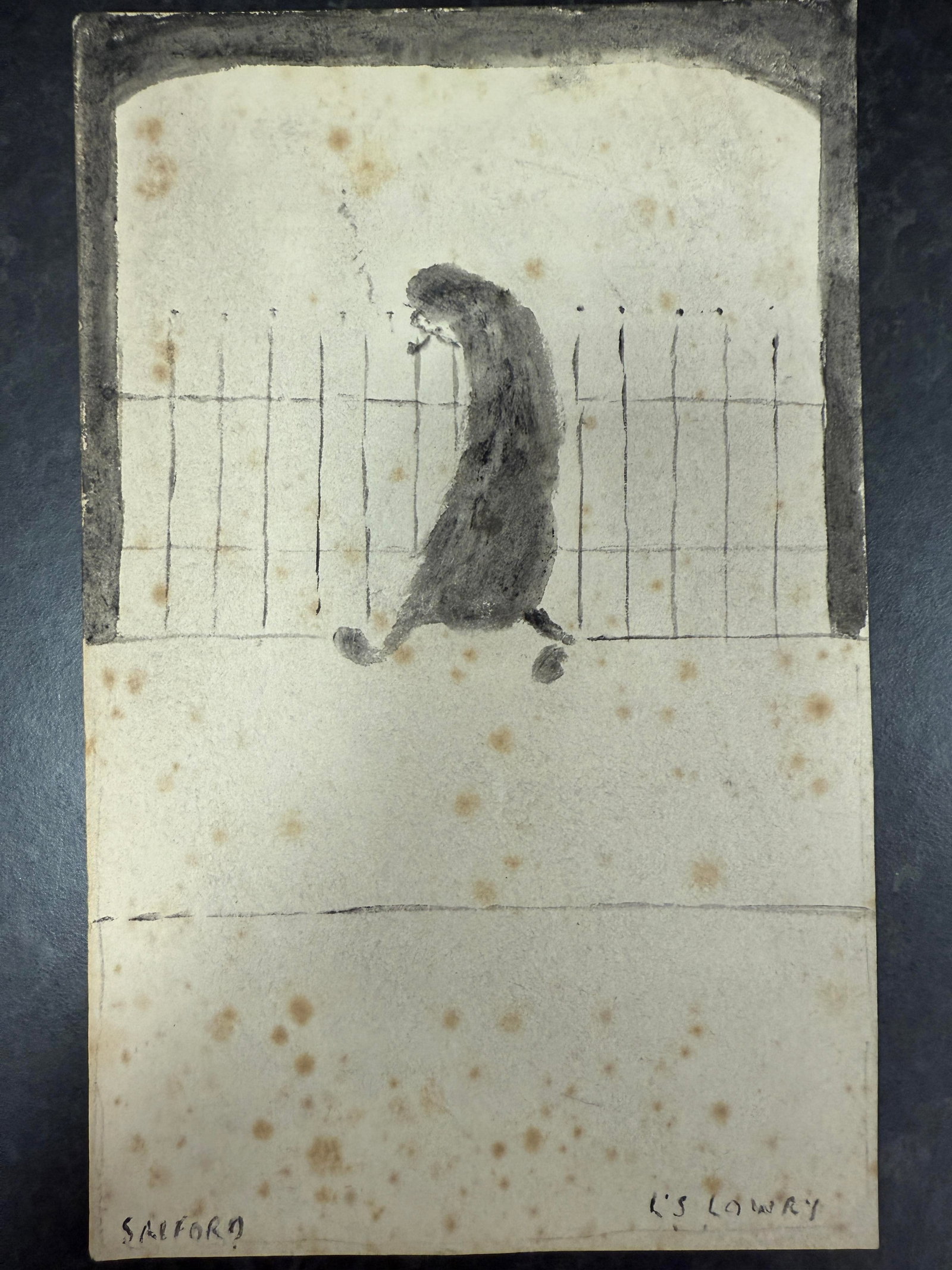 Laurence Stephen Lowry, 1951, Original, Drawing, Hand Signed,: Laurence Stephen Lowry, 1951, Lost Art Collections. L.S.Lowry “Lost Treasure” Part of the history of the artists Lowry As most of you know that full Provenance is impossib