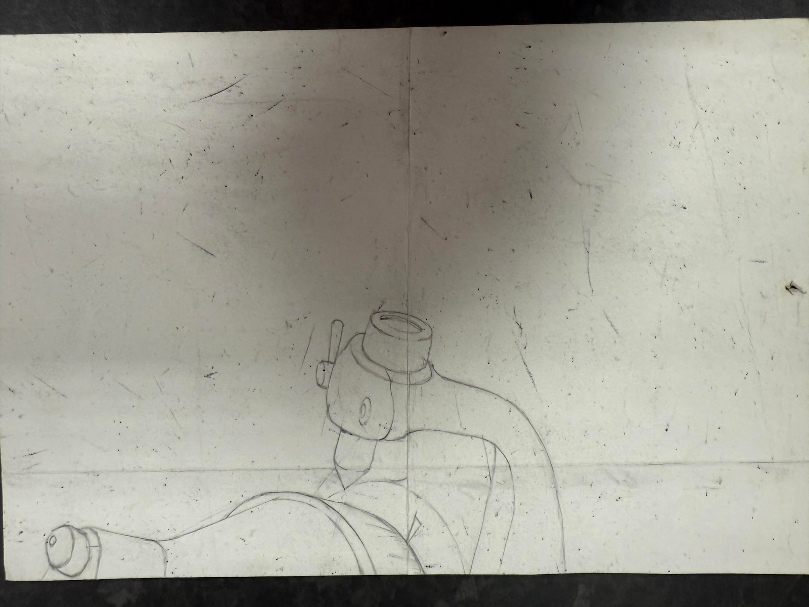 Laurence Stephen Lowry, 1961, Original, Drawing, Rare, Hand Signed and dated, - 3