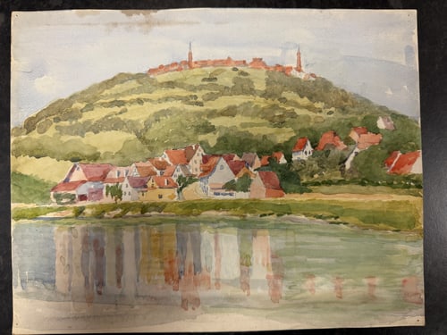Sheila Fell, Original, Drawing, Rare, Hand Signed and dated,.: Sheila Fell, Original, Drawing, Rare, Hand Signed and dated,. Since this artwork is missing the full Providence, this lot is sold in the manner of the artist, (Attributed) sold as attribute