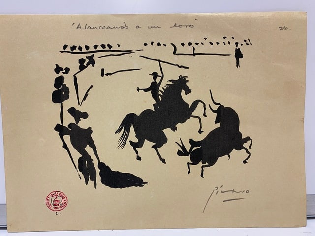 Picasso, Print, Original, Signed, (1 of 4)