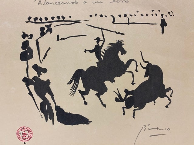 Picasso, Print, Original, Signed, - 2
