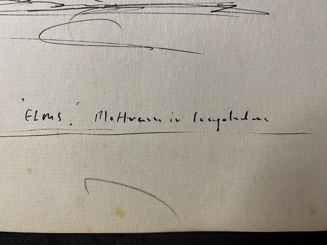 Laurence Stephen Lowry, 1961, Original, Drawing, Hand Signed, - 5