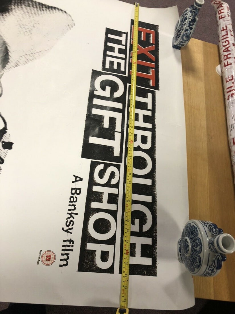 BANKSY- EXIT THROUGH THE GIFT SHOP OFFICIAL CINEMA POSTER 2010 - 10