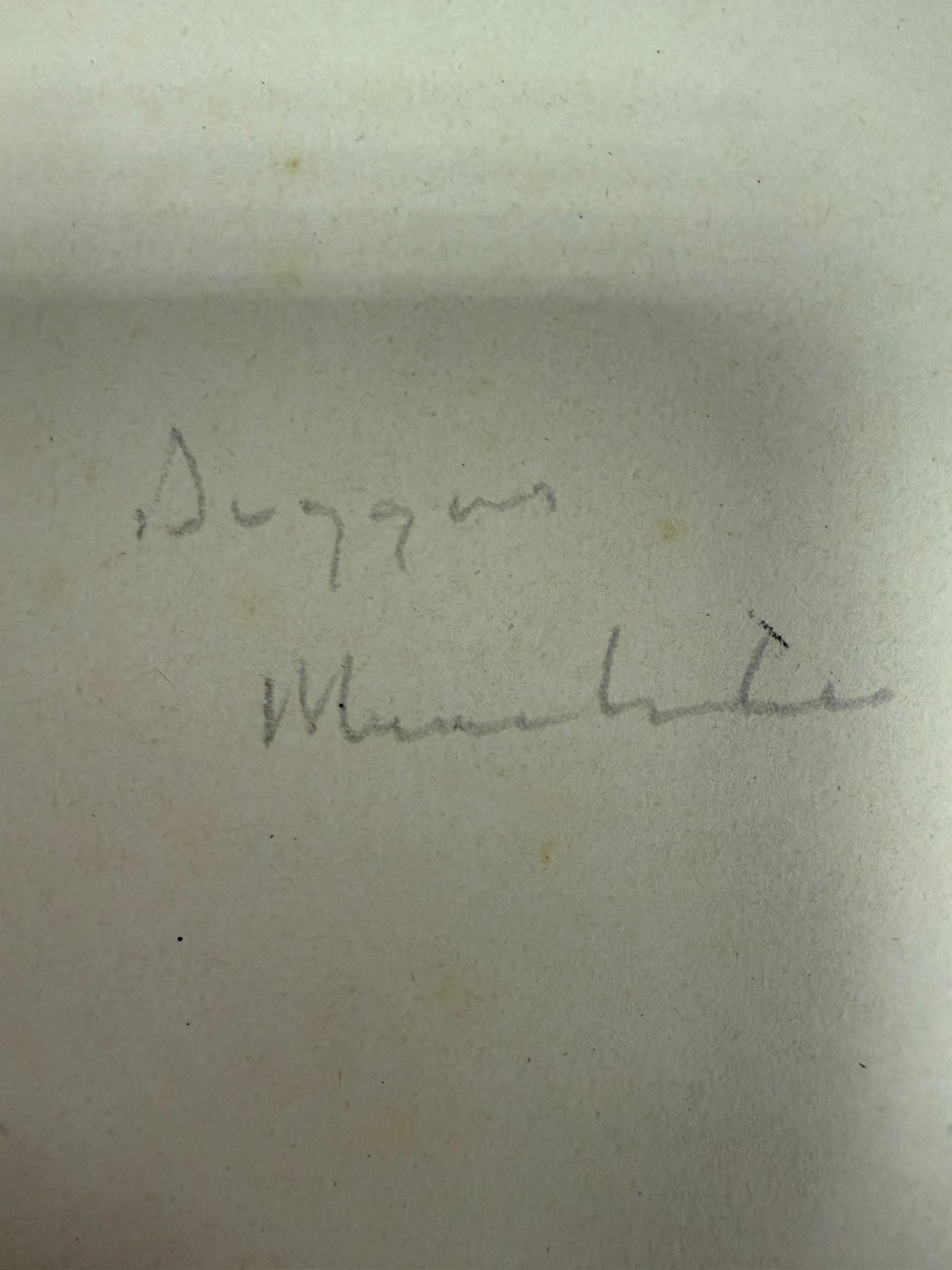 Laurence Stephen Lowry, 1961, Original, Drawing, Hand Signed, Rare, - 4