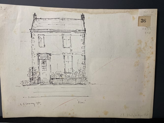 Laurence Stephen Lowry, 1961, Original, Drawing, Hand Signed,: Laurence Stephen Lowry, 1961, Lost Art Collections. L.S.Lowry “Lost Treasure” Part of the history of the artists Lowry As most of you know that full Provenance is impossib