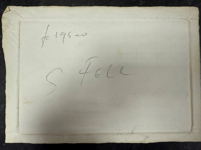 Sheila Fell, Original, Drawing, Rare, Hand Signed and dated, friend Of Artist Lowry - 4