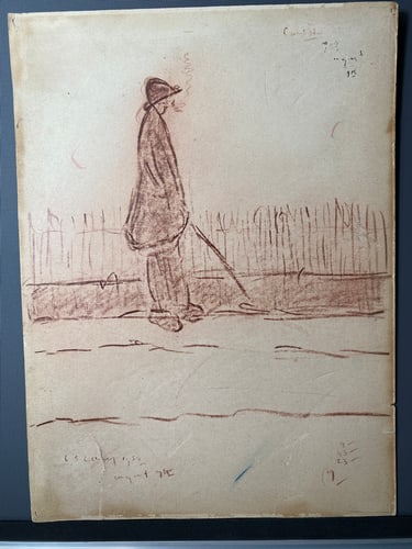 Lowry, 1959, Original, Drawing, Hand Signed,: Laurence Stephen Lowry, 1959, Lost Art Collections. L.S.Lowry “Lost Treasure” Part of the history of the artists Lowry As most of you know that full Provenance is impossible to 