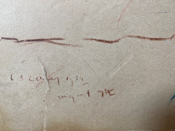 Lowry, 1959, Original, Drawing, Hand Signed, - 4