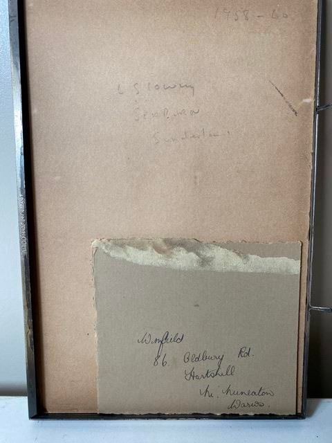 Lowry, 1958, Original, Drawing, Hand Signed, - 4