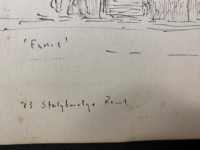 Laurence Stephen Lowry, 1961, Original, Drawing, Hand Signed, - 10