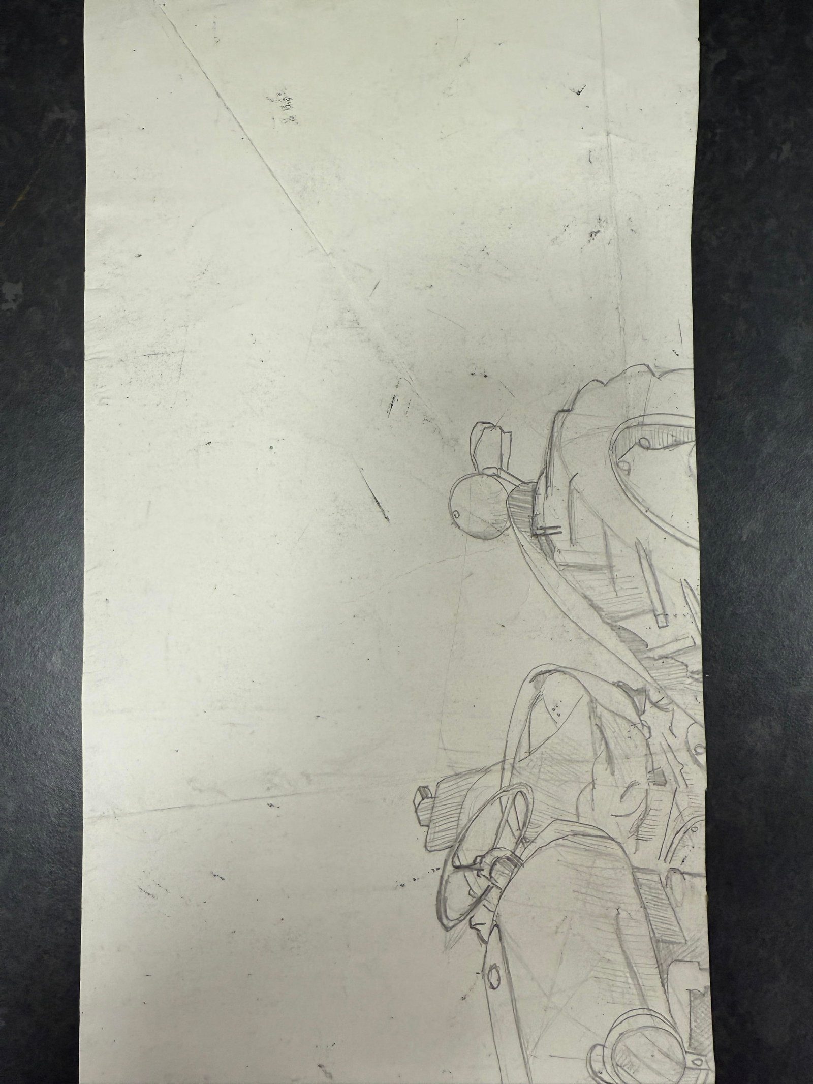 Lowry, Original, Drawing, Rare, Hand Signed and dated, - 5