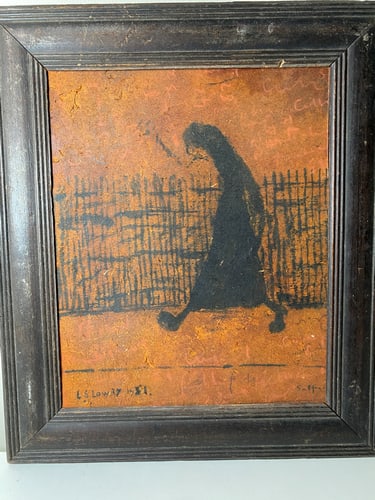 Lowry, 1964, Original, Drawing, Hand Signed, (1 of 10)