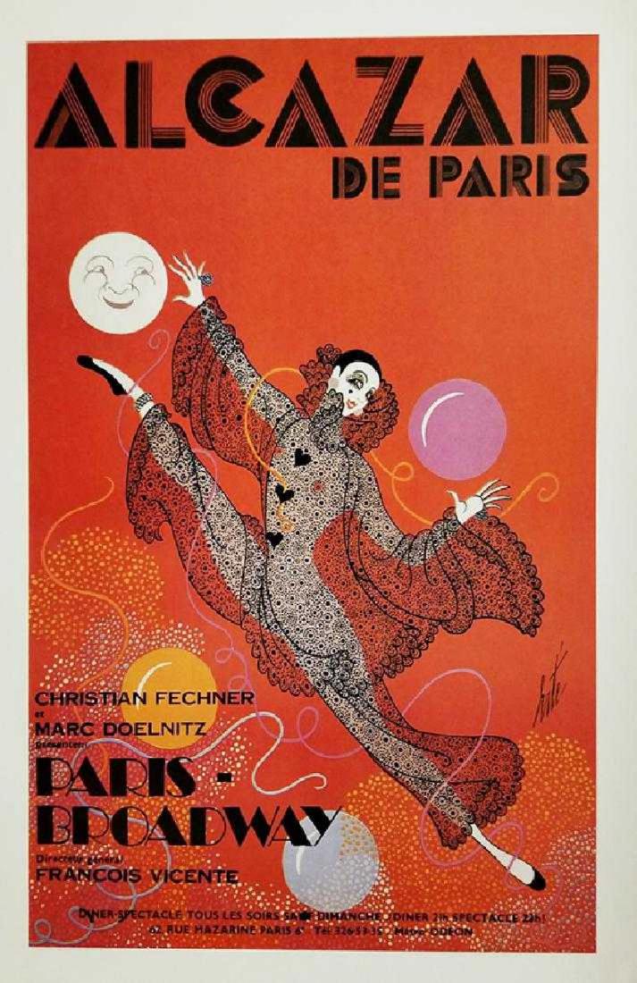 Erte original poster: Erte original poster