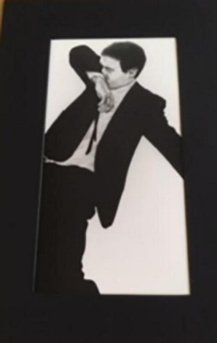 ROBERT LONGO Men In The Cities, Lithograph 1986: ROBERT LONGO, Vintage portfolio catalogue printed in Japan 1986 on quality paper. 11x14 inches matted size