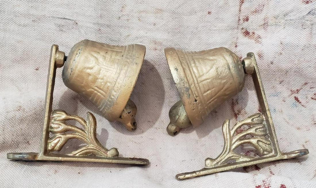 PAIR OF DOOR BELL'S MID 1800'S TO EARLY 1900'S: PAIR OF DOOR BELL'S MID 1800'S TO EARLY 1900'S