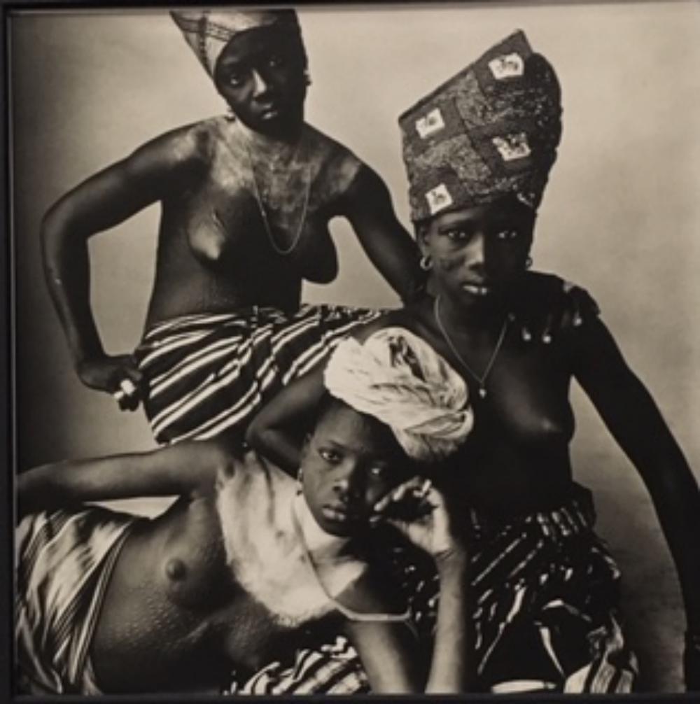 Irving Penn, Three Dahomey Girls, 1967: Irving Penn, Three Dahomey Girls, 1967, Sheet-Fed Gravure. 12x12 matted