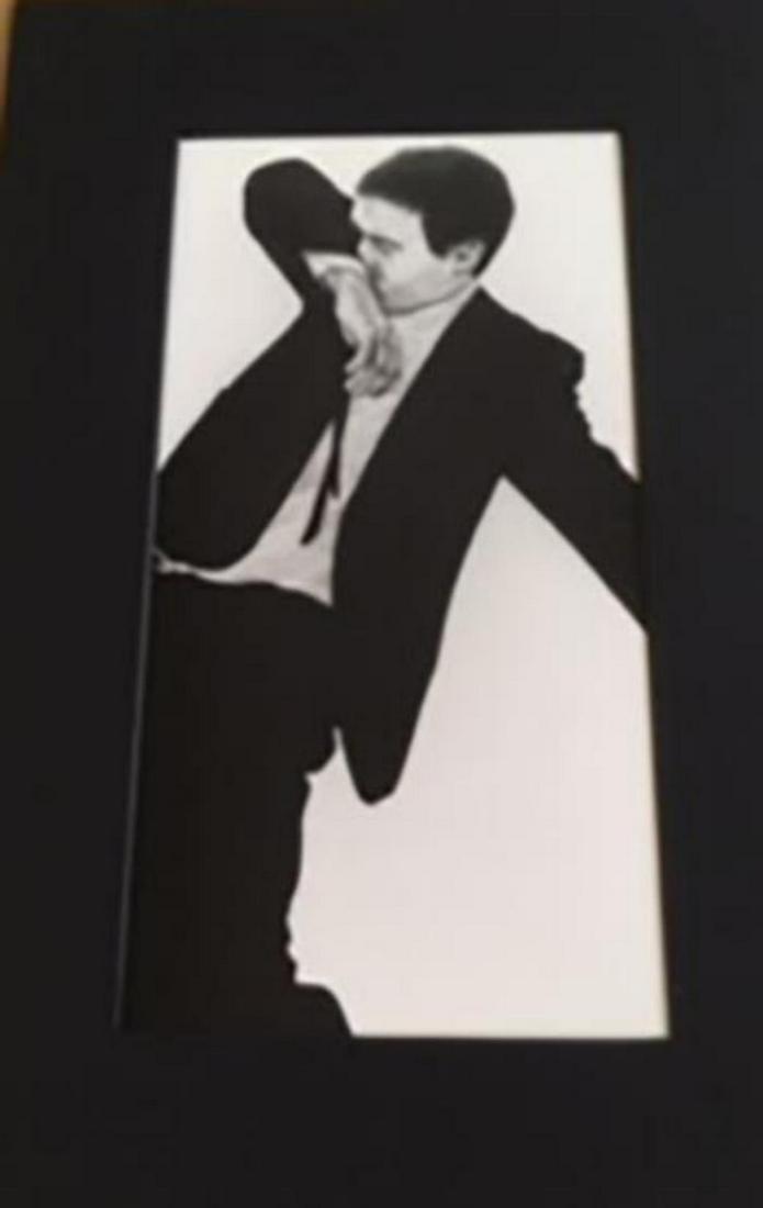 ROBERT LONGO Men In The Cities, Lithograph 1986: ROBERT LONGO, Vintage portfolio catalogue printed in Japan 1986 on quality paper. 11x14 inches matted size