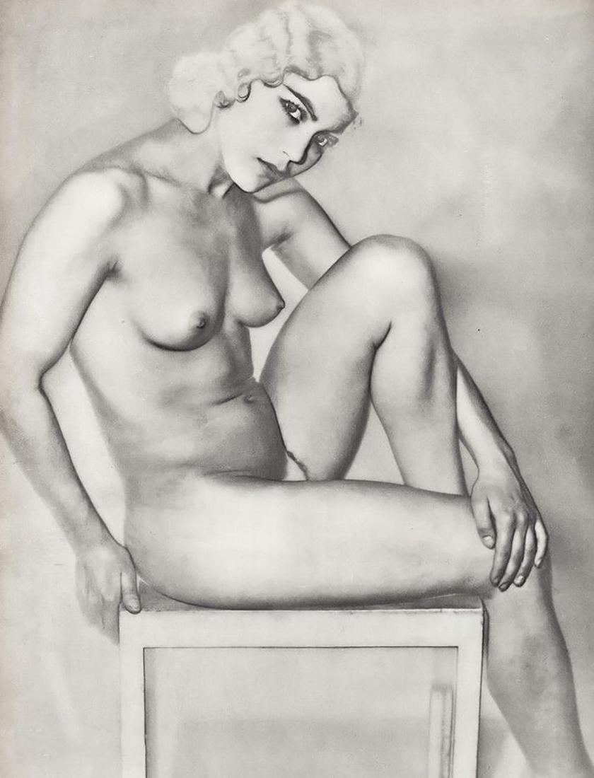 MAN RAY Photo Gravure NATACHA FEMALE NUDE 1930: Photographer: Man Ray (American born, 1890 - 1976) - Considered one of the most influential artists of the 20th century Man Ray lived most of his life in Paris, France. Best described as a modernist, 